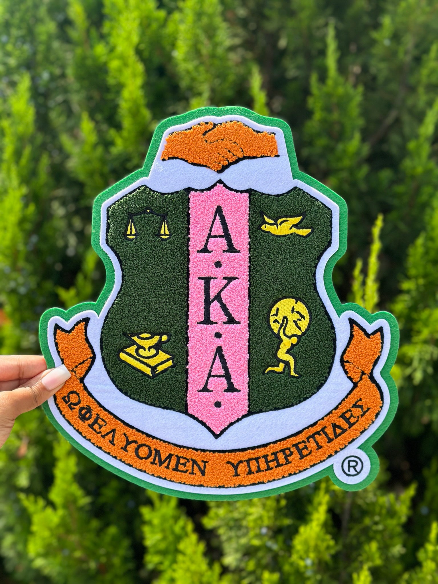 Aka sorority patches best sale