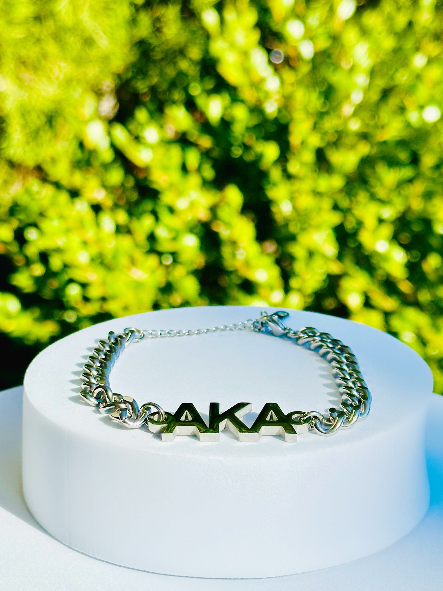 AKA Silver Chain Bracelet