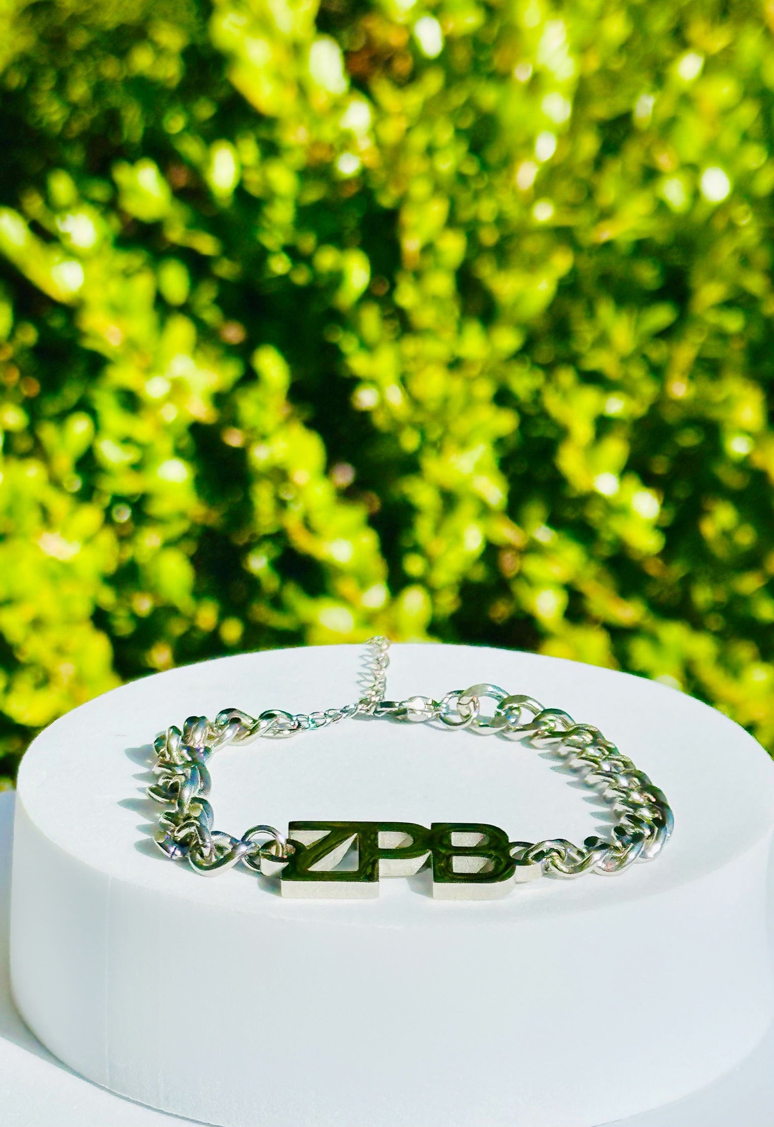 ZPB Silver Chain Bracelet