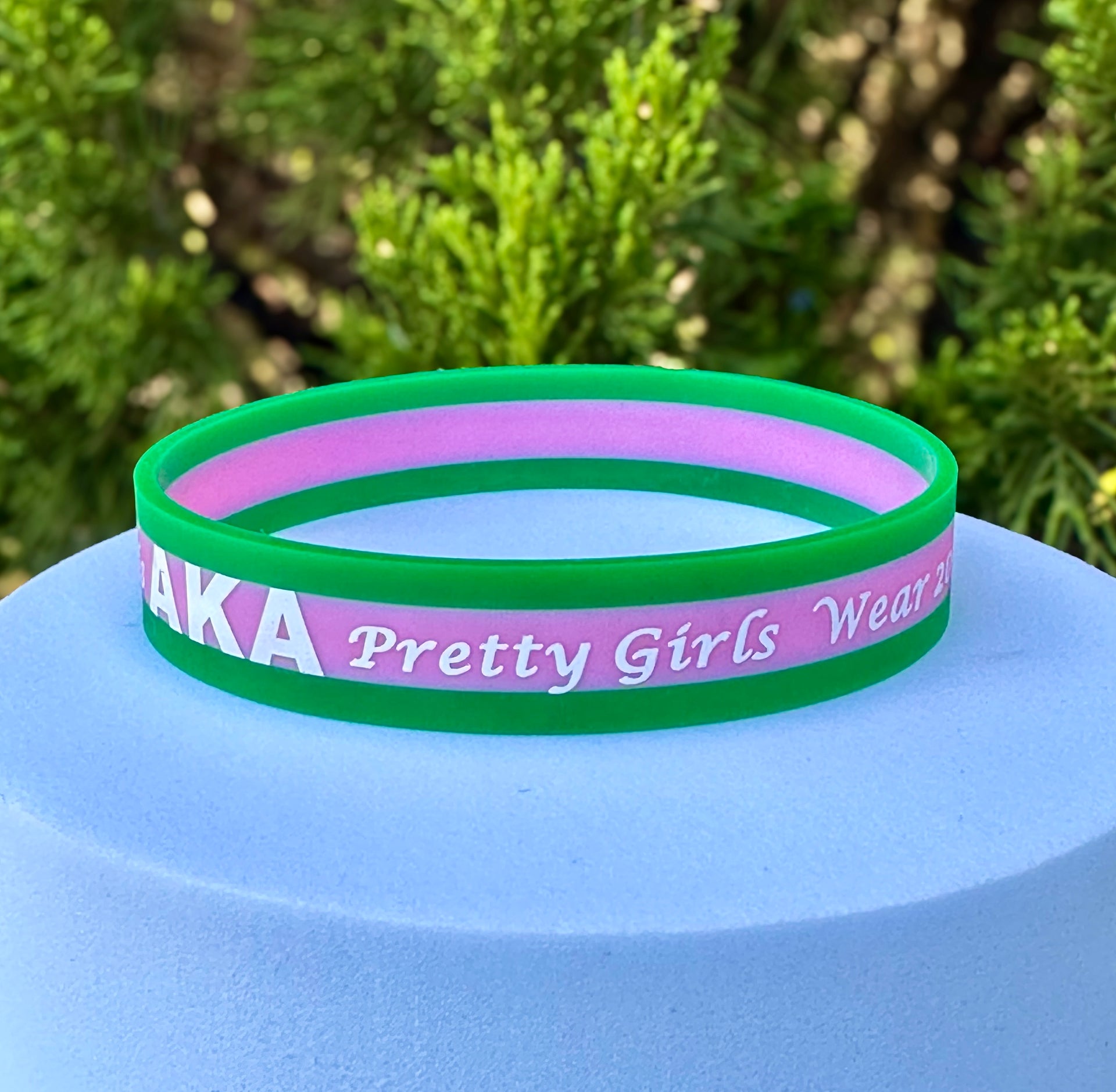 AKA Pretty Girls Silicone Bracelet