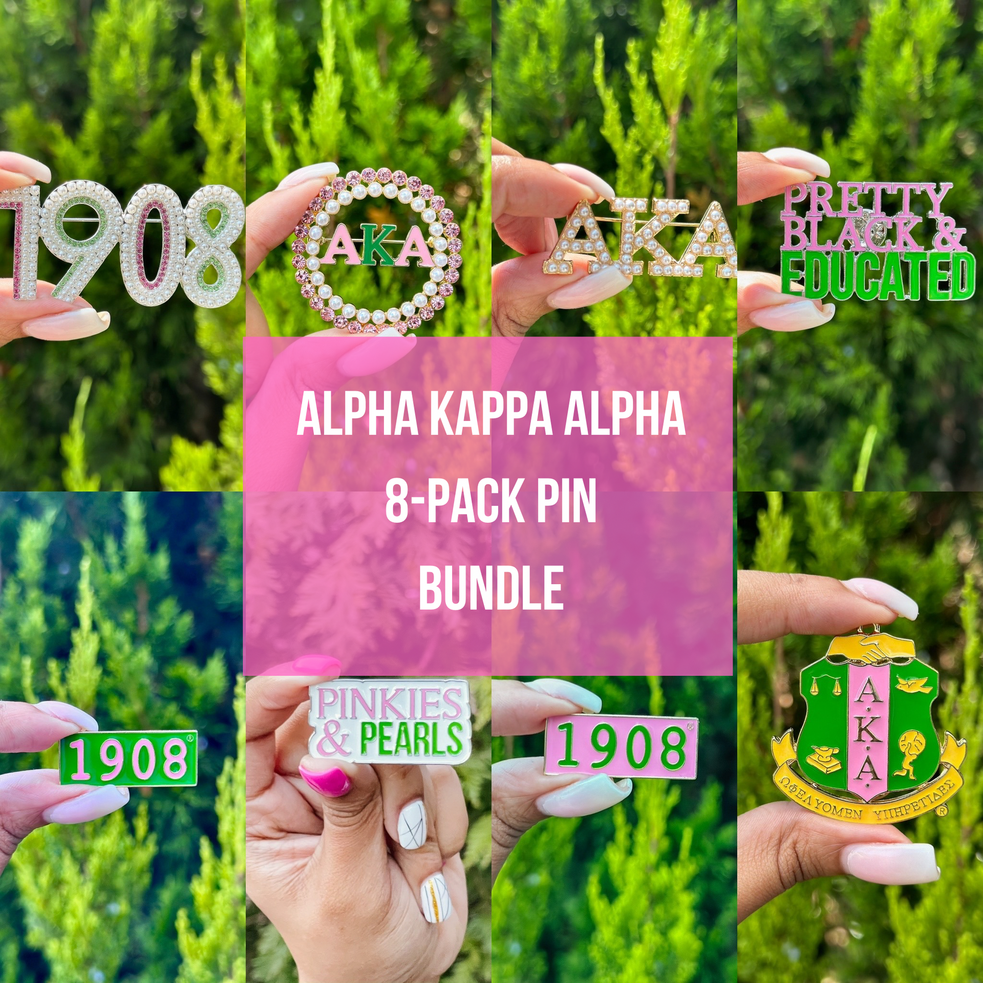 AKA Ultimate 8-Pack Bundle Set of Pins