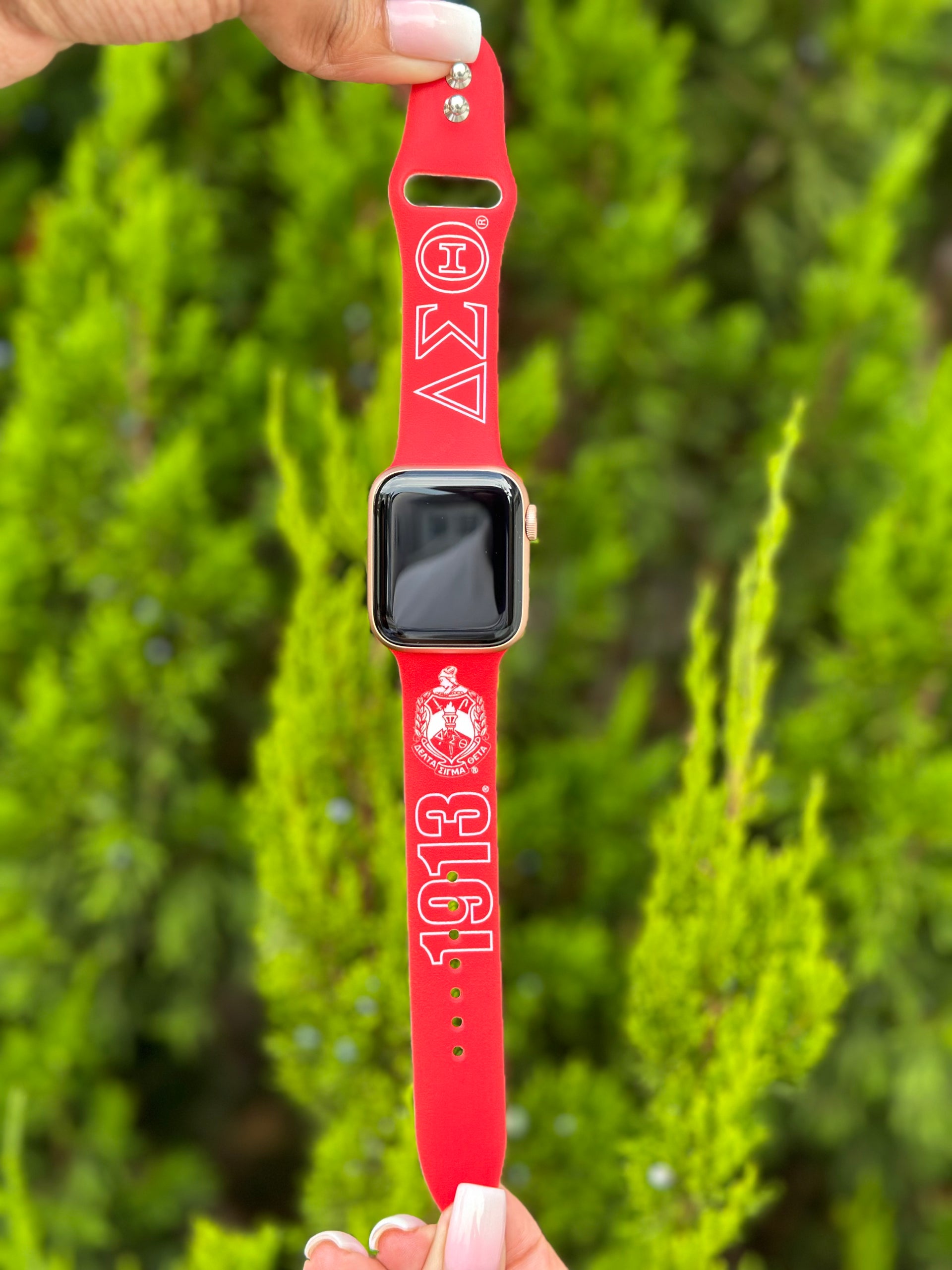 DST Red Apple Watch Band (38 mm)