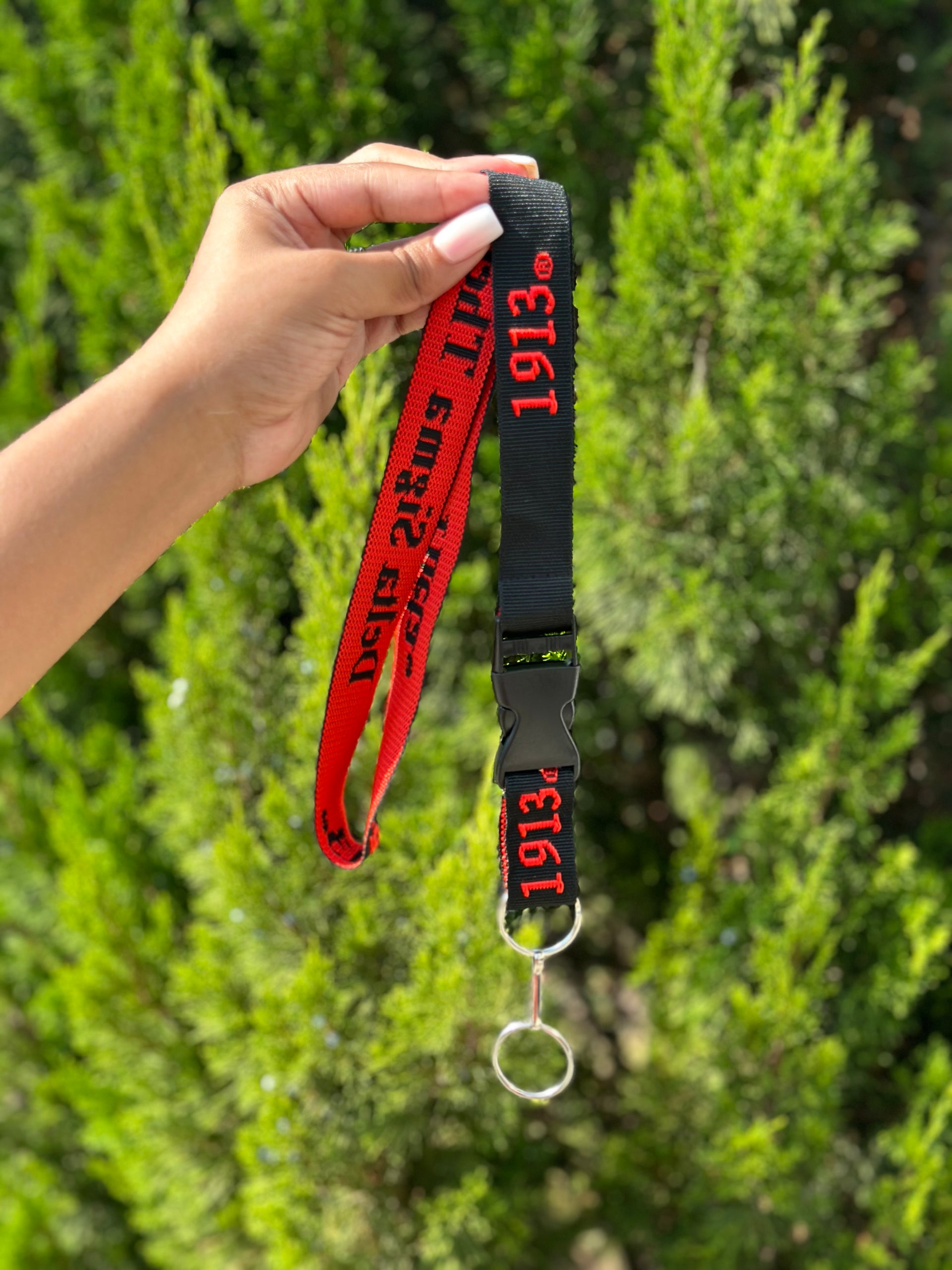 DST Black & Red Lanyard