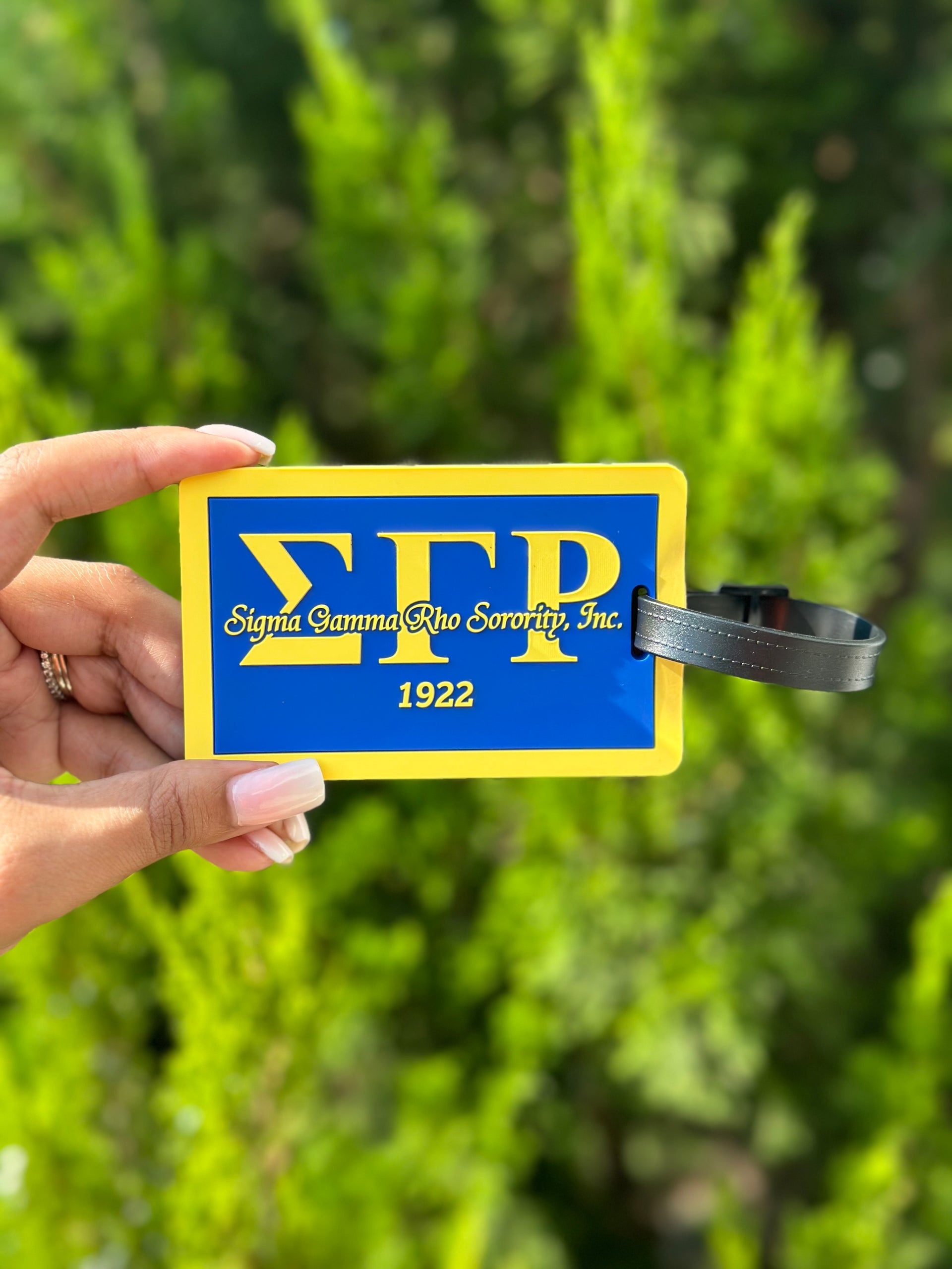 SGRHO Blue & Gold Luggage Tag