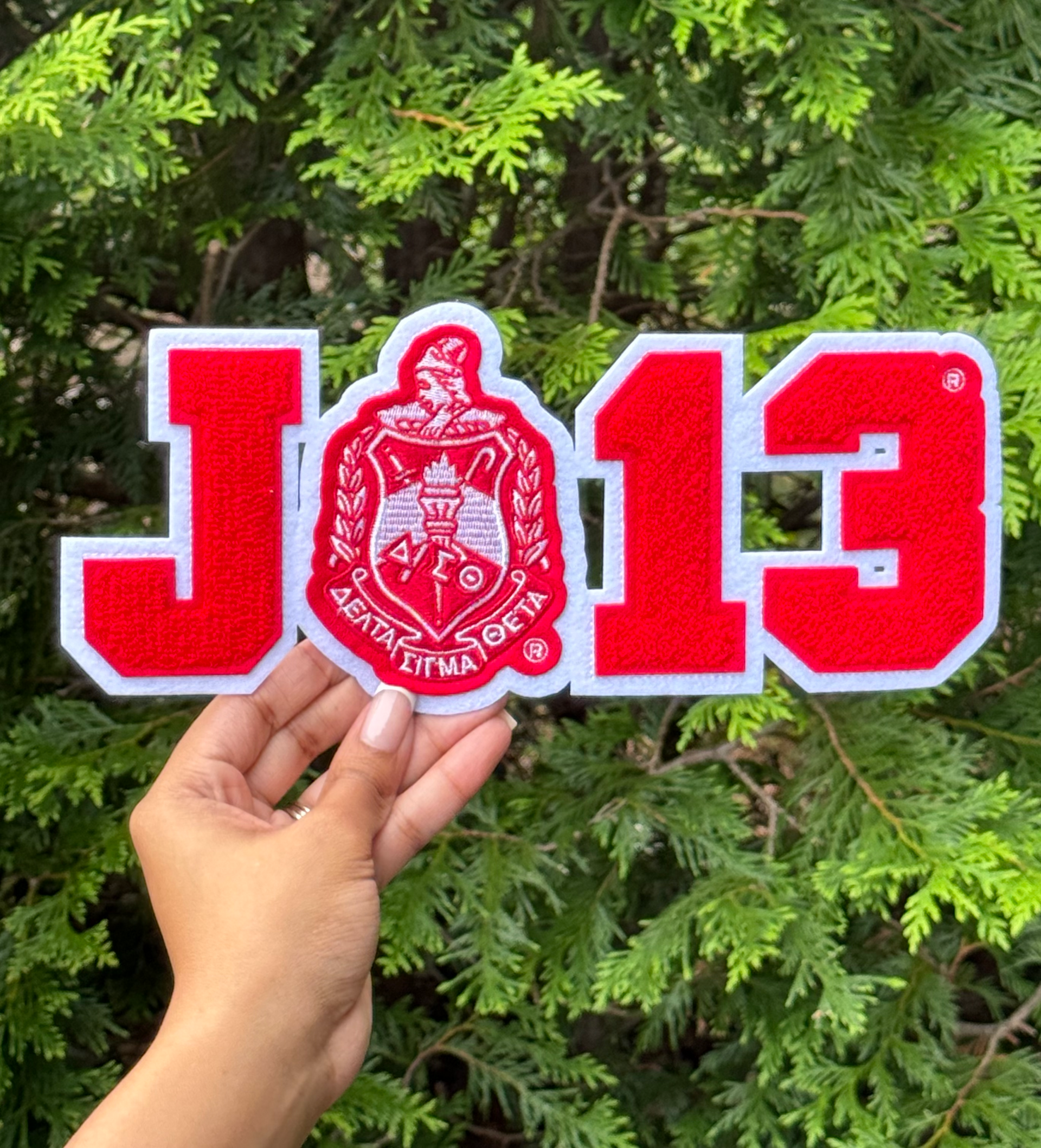 DST Large J13 Iron On Patch