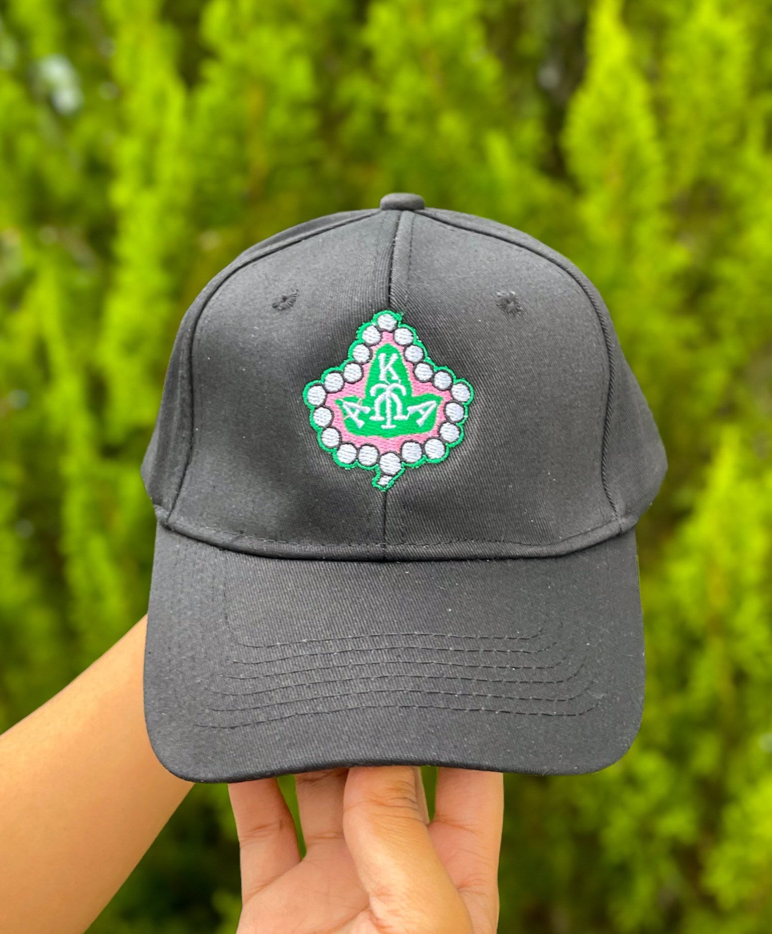 AKA Black Ivy Leaf Sorority Cap